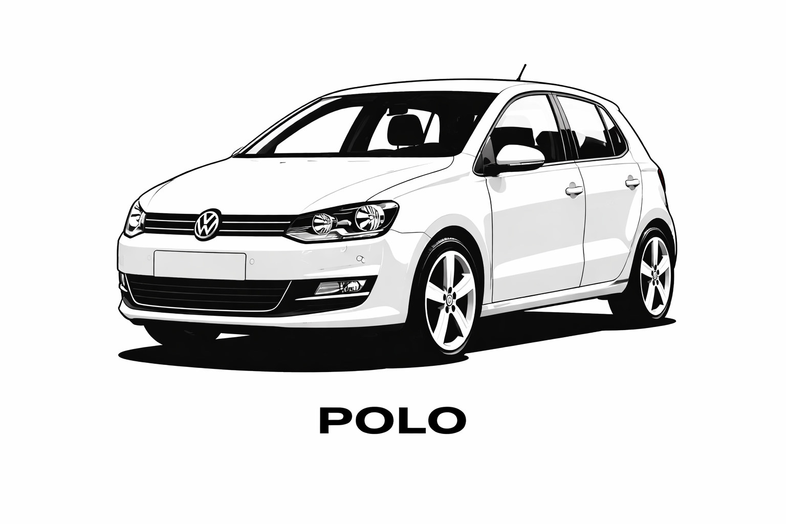 POLO V TYP 6R Lenkrad